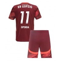 Maglia Calcio RB Leipzig Lois Openda #11 Seconda Divisa Bambino 2024-25 Manica Corta (+ pantaloncini)